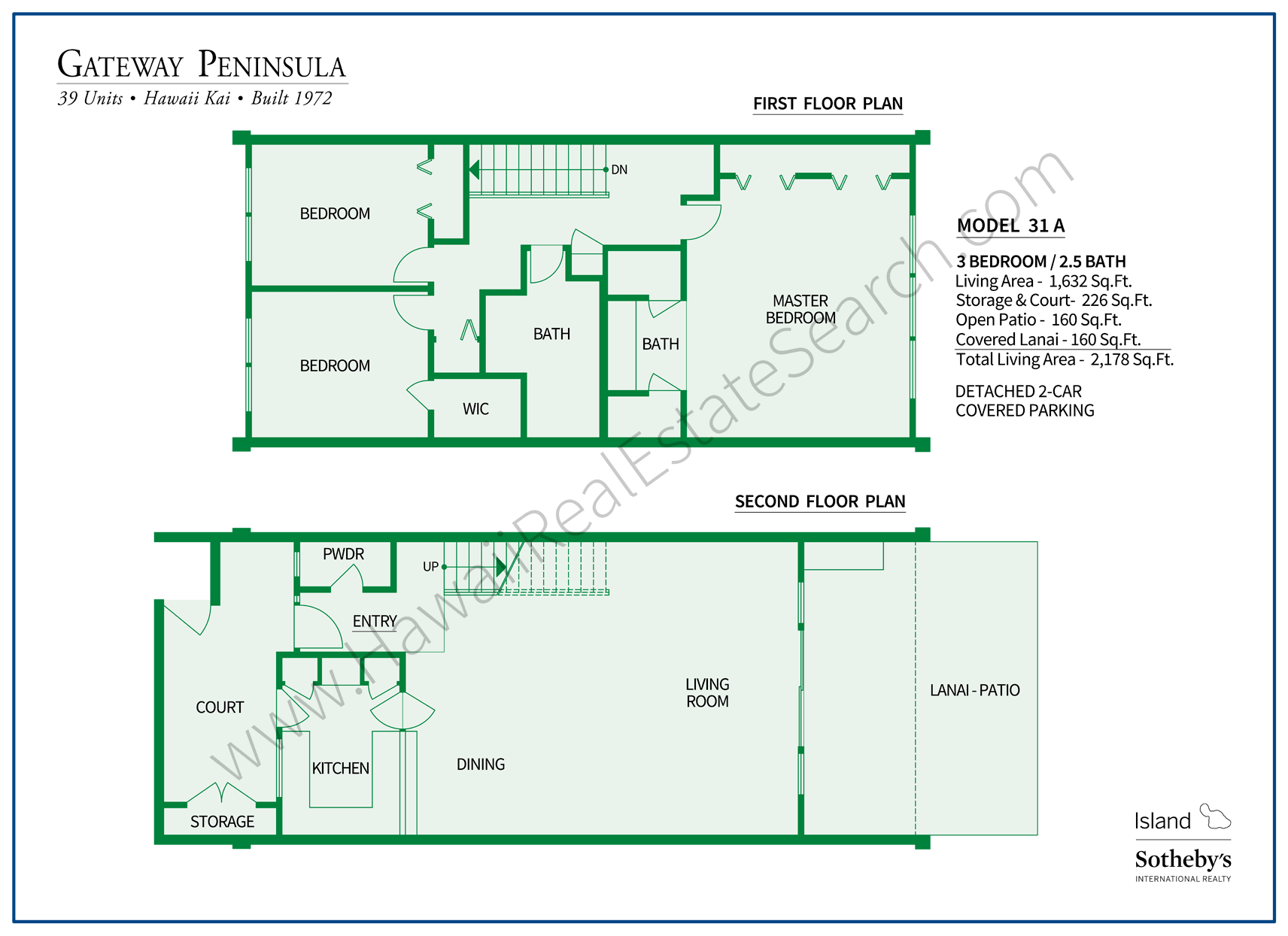 Gateway Peninsula Floor Plan 31A